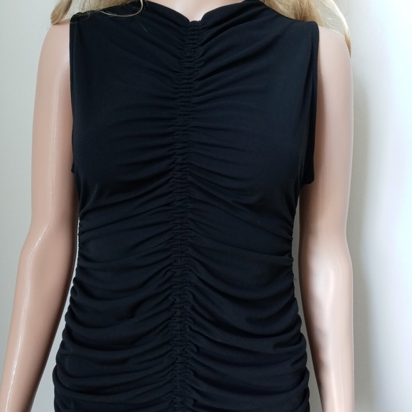 ZARA Mini Black Dress Women's Size Medium NWT - Picture 5 of 8